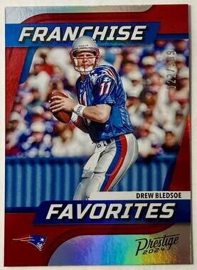 Drew Bledsoe 2024 Panini Prestige Franchise Favorites Xtra Points /399 NFL Card